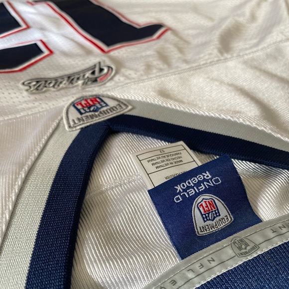 Authentic Mens Tom Brady Reebok New England Patriots Jersey Size 52 - Picture 3 of 4